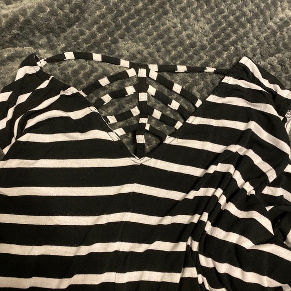 Hi-lo cold shoulder Lane Bryant maxi dress - Picture 6 of 6